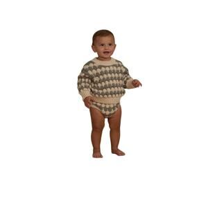 Rylee + Cru Laurel Stripe Knit Bloomer New